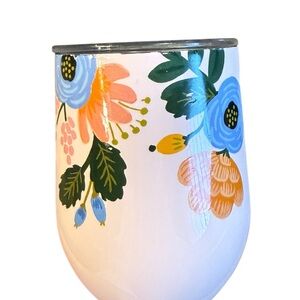 Corkcicle Rifle Paper Co Floral Stemless Wine Insulated Tumbler